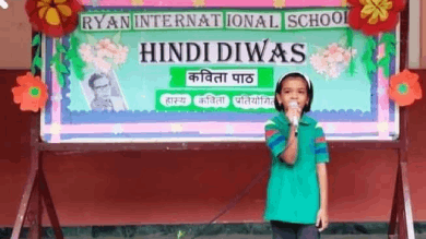 Hindi Diwas Celebration - Ryan International School, Jalna Hindi Diwas Celebration - Ryan International School, Jalna